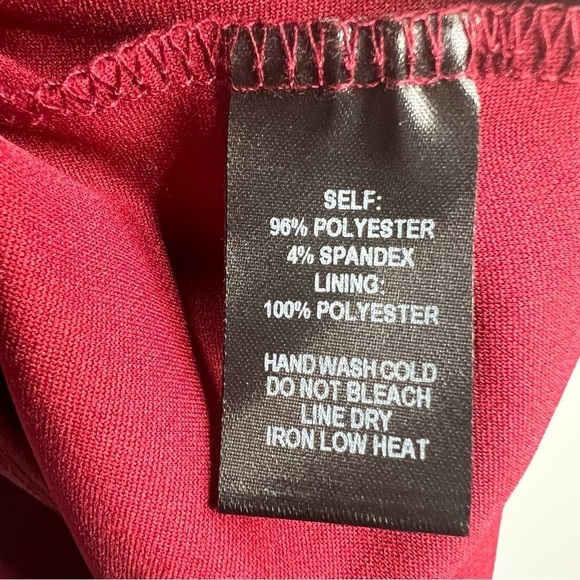 Lulu’s Wine Red Bodycon Mini Dress – XS | Spaghetti Straps, NWT - Picture 8 of 8